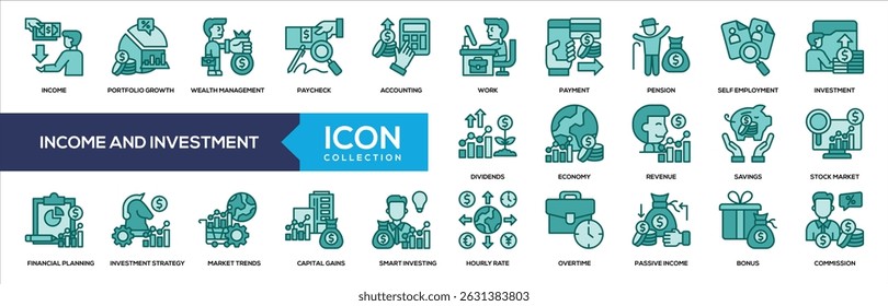 Solid - Income and Investment Icon Collection