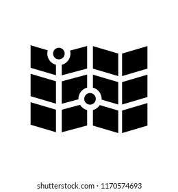solid location elements icon