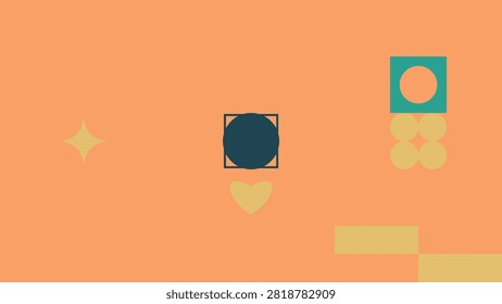 Solid peach orange color background with smooth matte texture