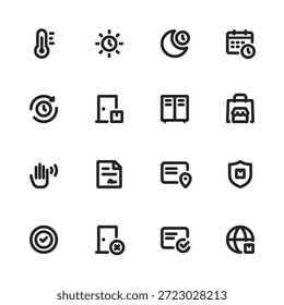 Iconos de detalle de Producto sólido para la tienda en línea