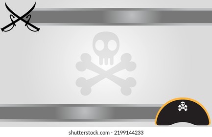 solid professional dark gray pirate background vector