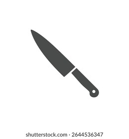 A Solid Representation of a Chef’s Knife Symbolizing Precision Cutting and Cooking Skills