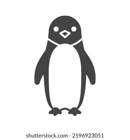 A Solid Representation of a Penguin, Symbolizing Endurance and Teamwork,