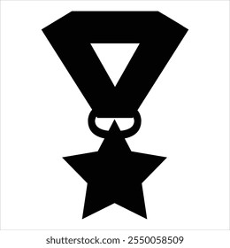 Solid Rewards Glyph Icon for Achievement and Recognition