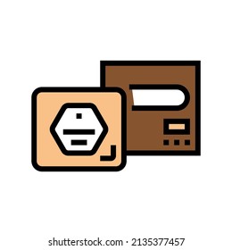 solid shampoo color icon vector. solid shampoo sign. isolated symbol illustration