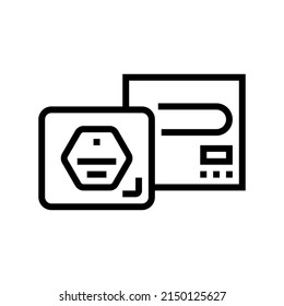 solid shampoo line icon vector. solid shampoo sign. isolated contour symbol black illustration