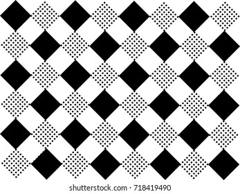 Solid square format With square black dots.Vector Illustration.