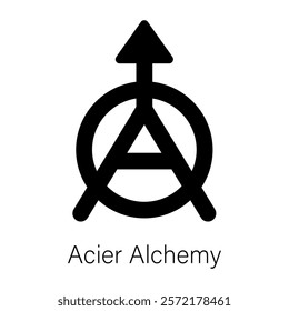 A solid style icon of acier alchemy