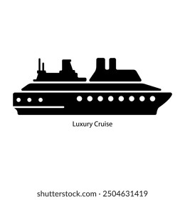 Un icono de estilo sólido de crucero de lujo 