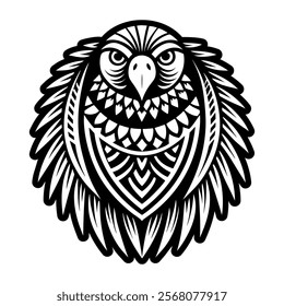 A solid style icon of parrot symbol