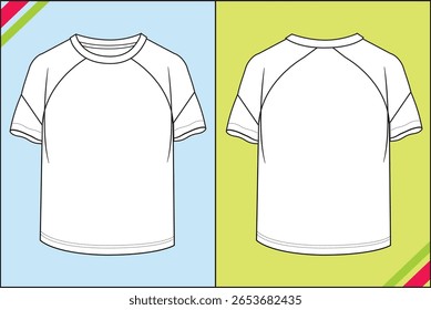 TREDNY SÓLIDO CRIANÇAS RAGLAN TEE