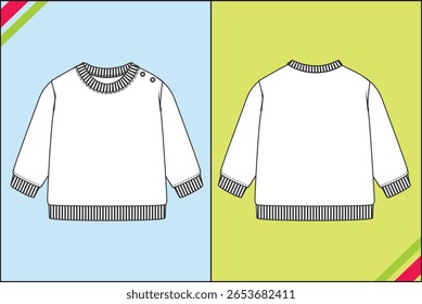 CAMISOLA DE MANGA CHEIA SÓLIDA TREDNY KIDS
