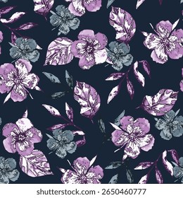 solid vector designs, abstract seamless patterns, medium and big size abstract flowers, for digital print ideas for textile fabrics and background images.