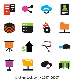 solid vector icon set