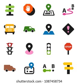 solid vector icon set