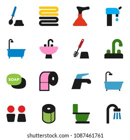 solid vector icon set