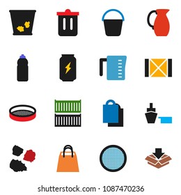 solid vector icon set