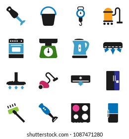 solid vector icon set