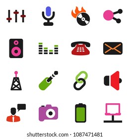 solid vector icon set