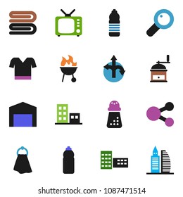 solid vector icon set