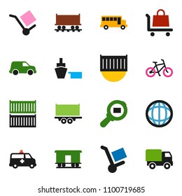 solid vector icon set