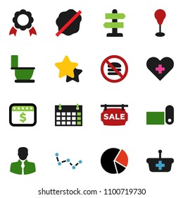 solid vector icon set