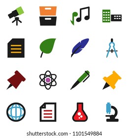 solid vector icon set