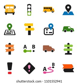 solid vector icon set
