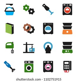 solid vector icon set