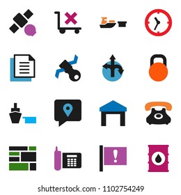 solid vector icon set
