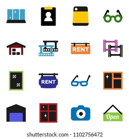 solid vector icon set