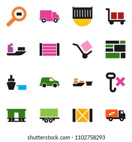solid vector icon set