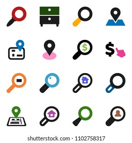 solid vector icon set