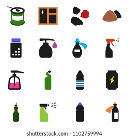 solid vector icon set
