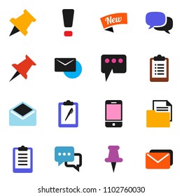 solid vector icon set