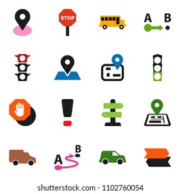 solid vector icon set