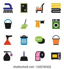 solid vector icon set
