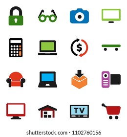 solid vector icon set