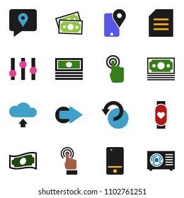 solid vector icon set