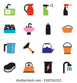 solid vector icon set