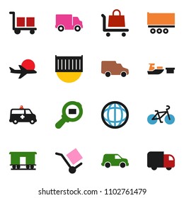 solid vector icon set