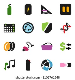 solid vector icon set