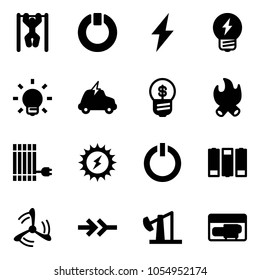 Electric Icon Set Stock Vector (Royalty Free) 1025840080 | Shutterstock