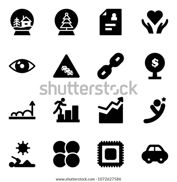 Solid\
vector icon set - snowball house vector, tree, patient card, heart\
care, eye, multi lane traffic road sign, link, money, growth,\
career, flying man, reading, atom core, cpu,\
car