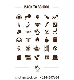 Solid vector icons