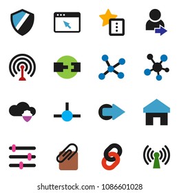 solid vector ixon set - antenna vector, social media, connect, network, cloud shield, browser, equalizer, home, favorites, arrow, chain, connection, attachment, login, wireless