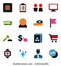 solid vector ixon set - shining vector, water closet, cereal, flag, cart, auction, dollar cursor, measuring, clipboard, heart monitor, stop button, doctor, consumer, sale