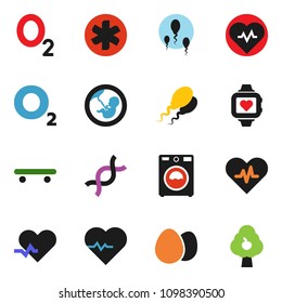 solid vector ixon set - washer vector, egg, heart pulse, skateboard, monitor, oxygen, ambulance star, dna, pregnancy, sperm, fruit tree