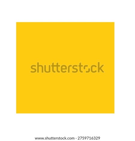 A solid yellow square fills the entire frame of the image