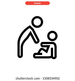 solidarity mark icon isolated sign symbol vector illustration - high quality black style vector icons
